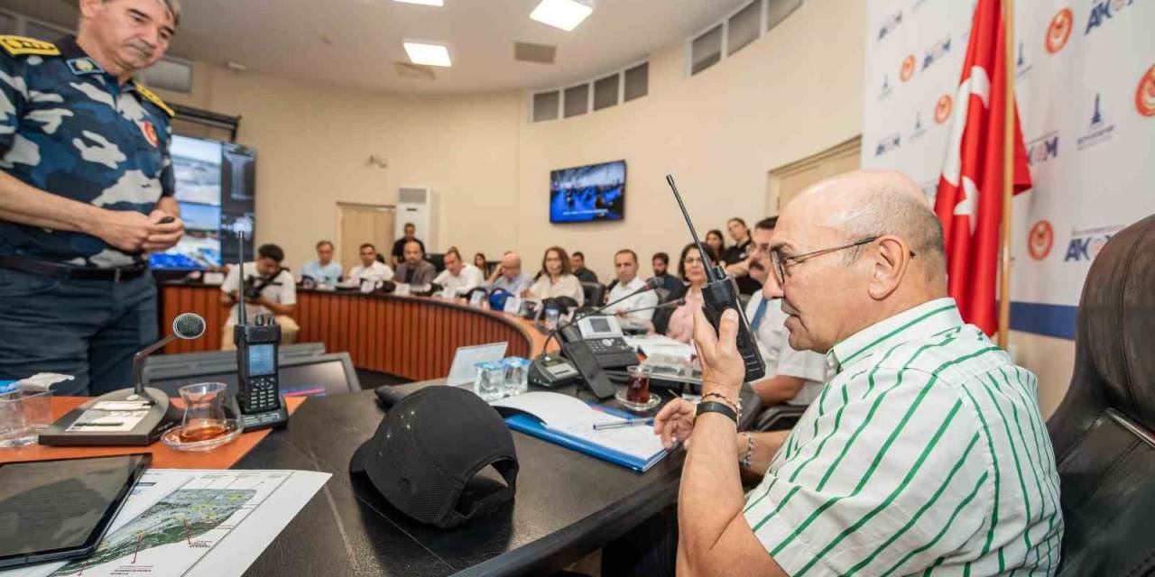 İzmir’de 360 Personelle 23 Farklı Afet Senaryosu