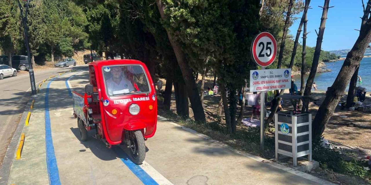 Hamsilos Ve Akliman’a Motosikletli Temizlik Ekibi