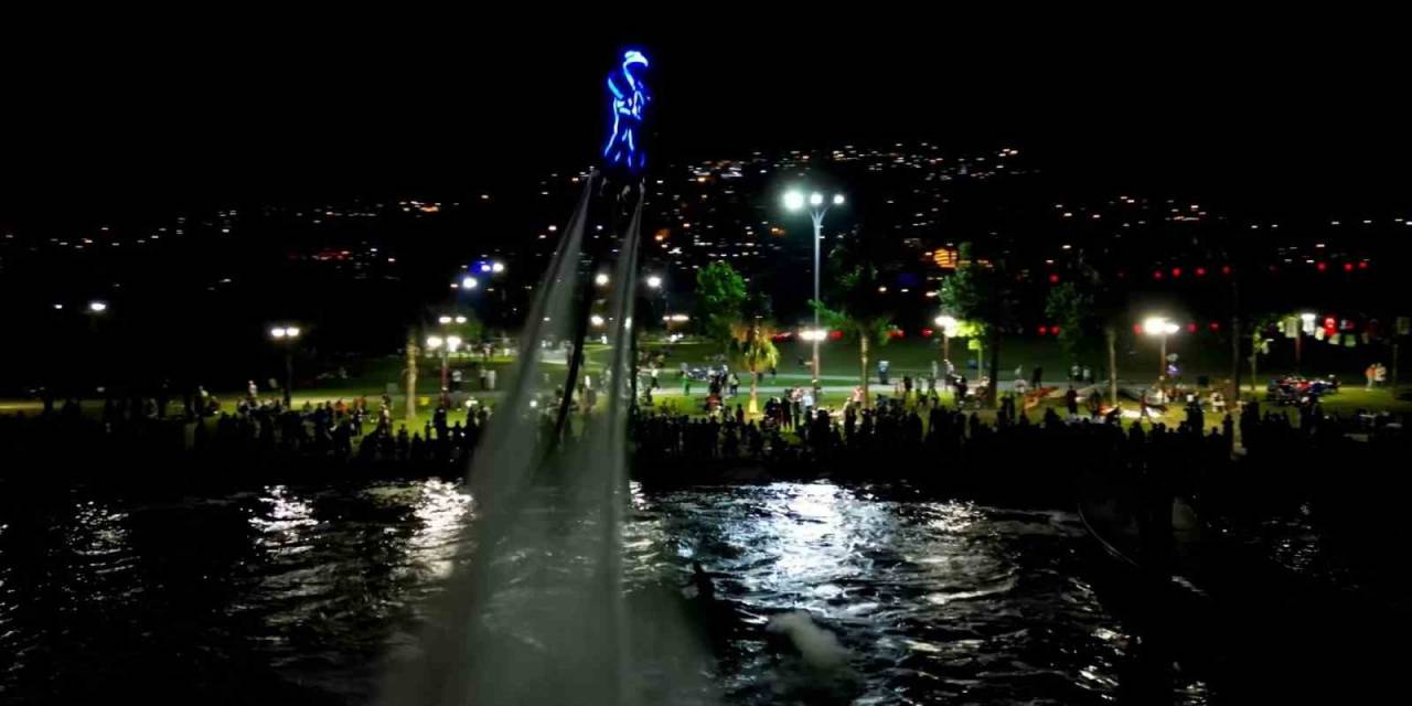 2019 Rusya Dünya Record Şampiyonu Milli Sporcudan Flyboard Şov