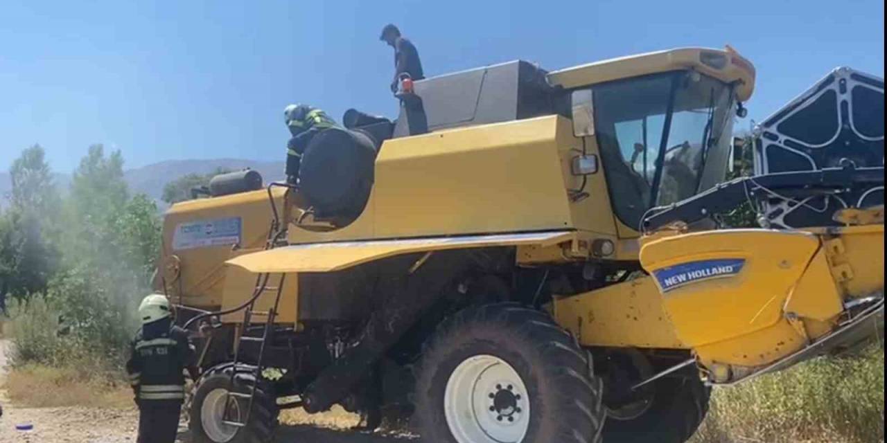 Biçerdöverde Çıkan Yangın Büyümeden Söndürüldü