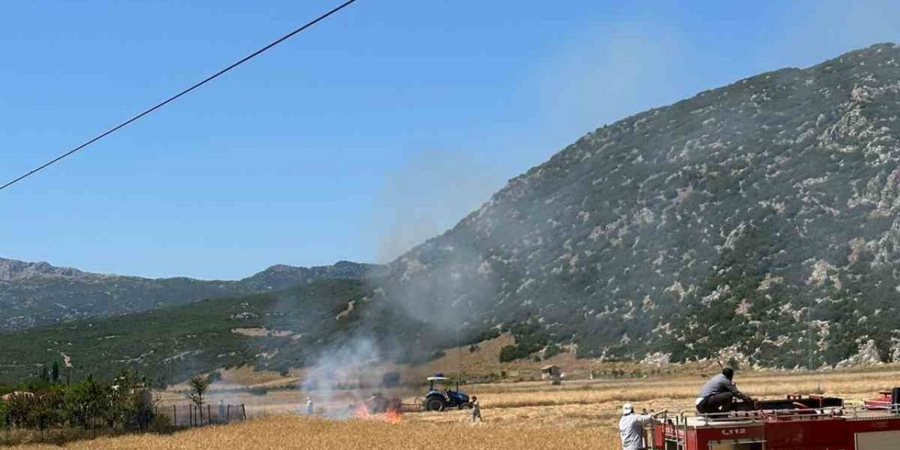 Burdur’da Sigara İzmaritinden Çıkan Yangın Büyümeden Söndürüldü