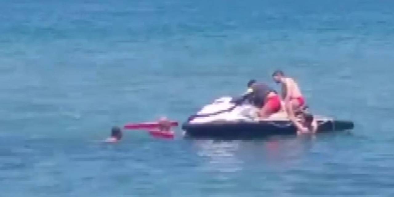 Boğulma Tehlikesi Geçiren Vatandaşlar Böyle Kurtarıldı