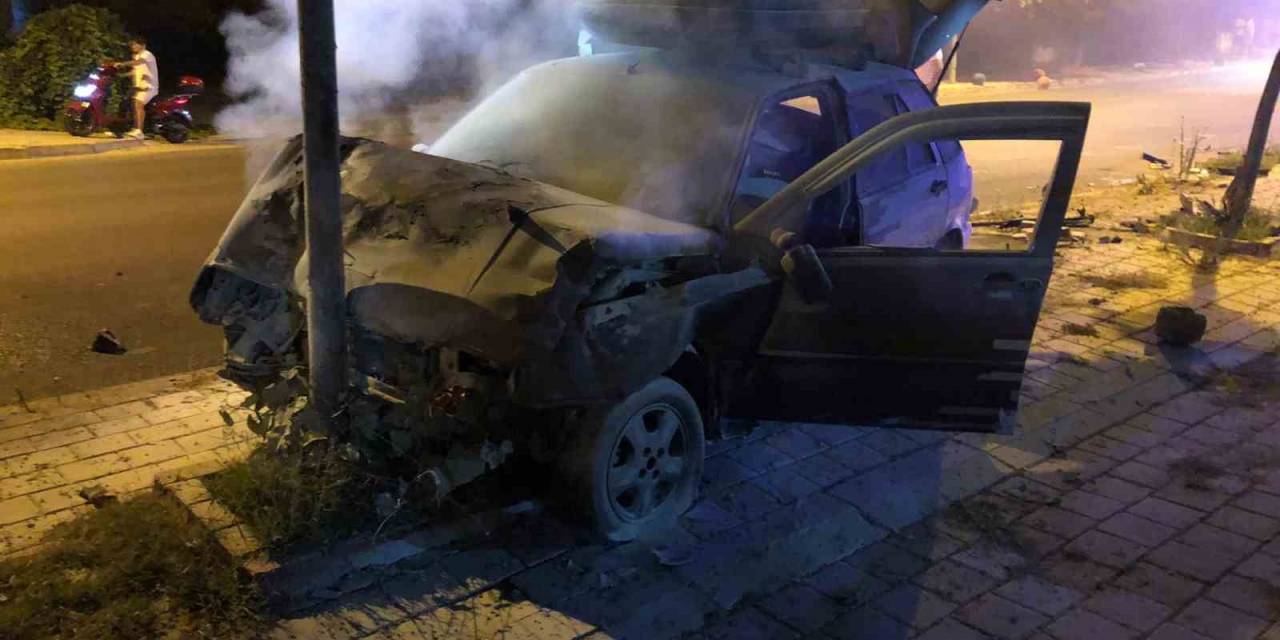 Babaeski’de 3 Araç Birbirine Girdi