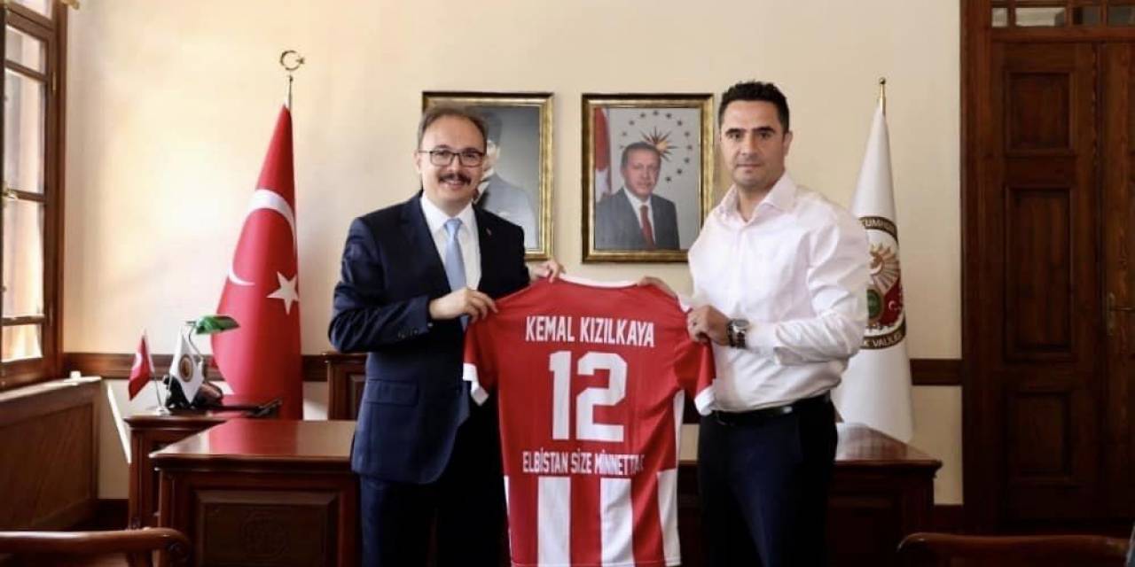 Vali Kızılkaya’ya Elbistan’dan Ziyaret