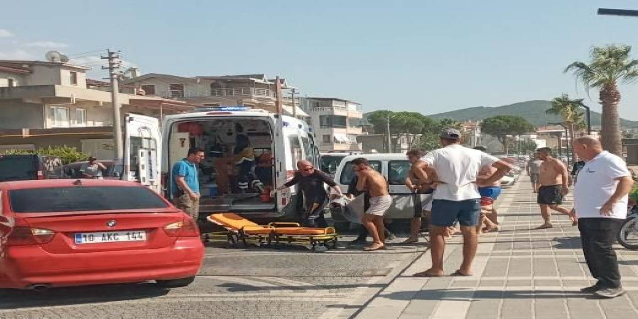 Burhaniye’de 18 Yaşındaki Genç Boğulma Tehlikesi Geçirdi