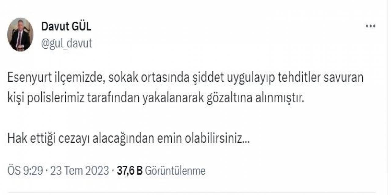 Sokakta Öldüresiye Dövdüğü Kadını Kanlar İçinde Bırakan Maganda Yakalandı
