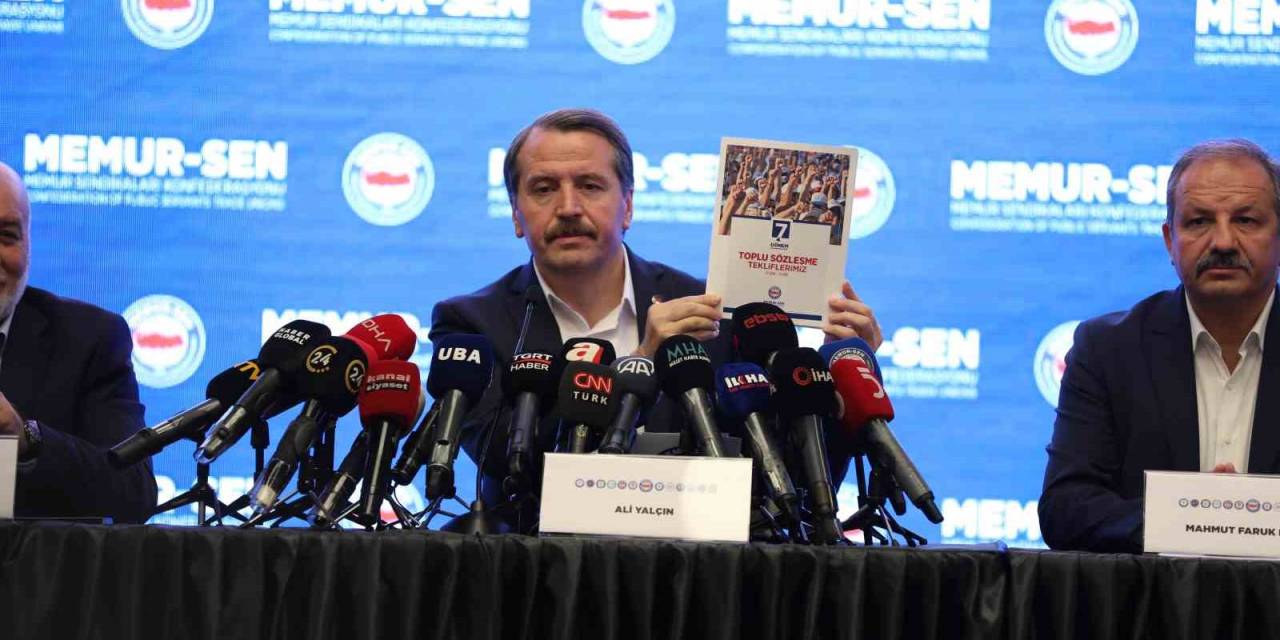Memur-sen Genel Başkanı Yalçın: “iki Yıllık Süreçte Toplamda Yüzde 110 Oransal Artış Teklif Ediyoruz”