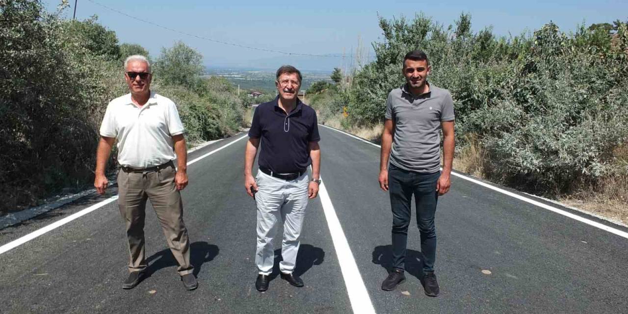 Burhaniye’de Dutluca Yolu Tamamlandı