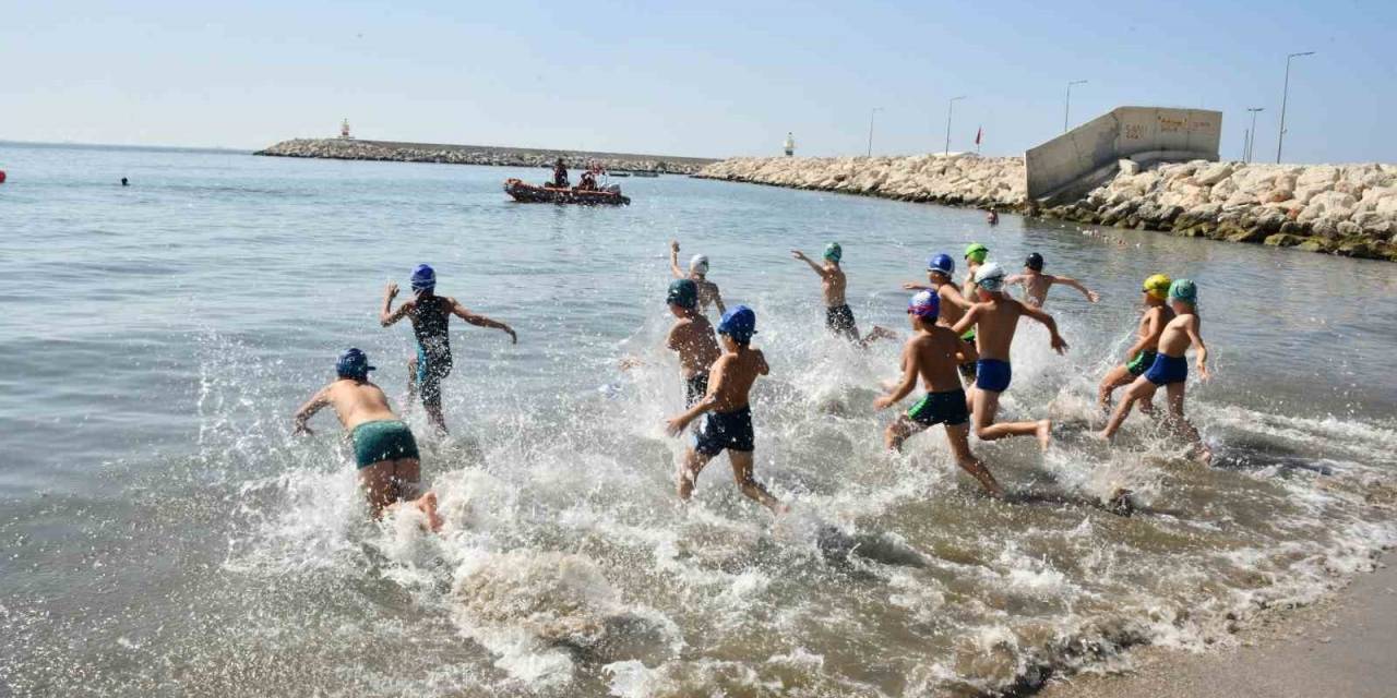 Aquatlon Yarışlarında 64 Sporcunun 45’i Yenişehir Belediyesi Adına Yarıştı