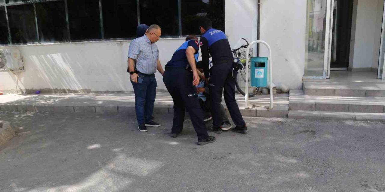 Aksaray’da Dilencilere Zabıta Baskını
