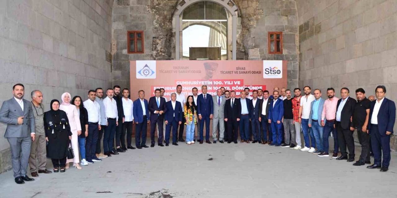 Kardeş Oda Başkanları Erzurum Kongresi’nde