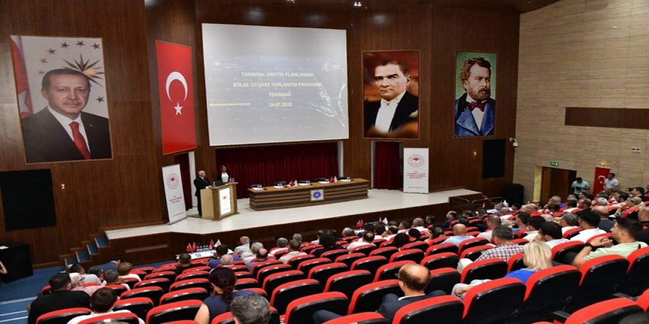 Tekirdağ’da Tarımsal Üretim Planlaması Toplantısı Yapıldı