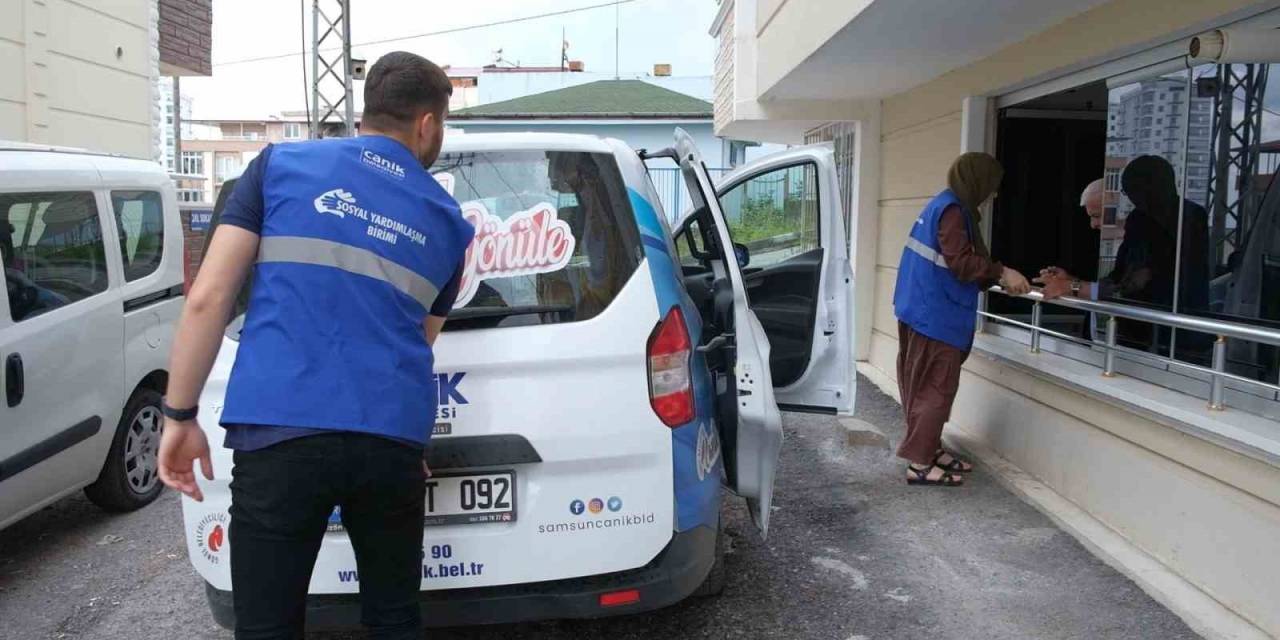 Canik Belediyesi İhtiyaç Sahibi Vatandaşları Yalnız Bırakmıyor