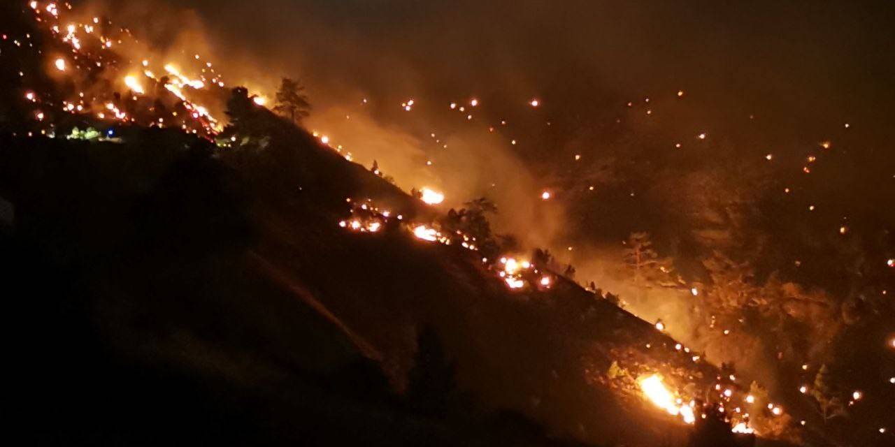 Kahramanmaraş’ta Orman Yangınına Müdahale Sürüyor