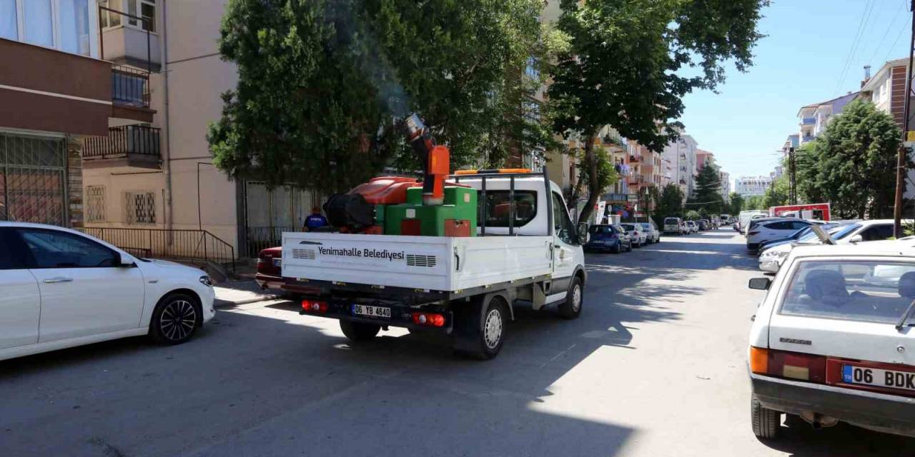 Yenimahalle Belediyesi İlaçlama Çalışmasına Hız Verdi