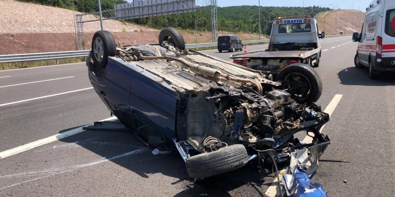 Kuzey Marmara’da Otomobil Takla Attı: 5 Yaralı