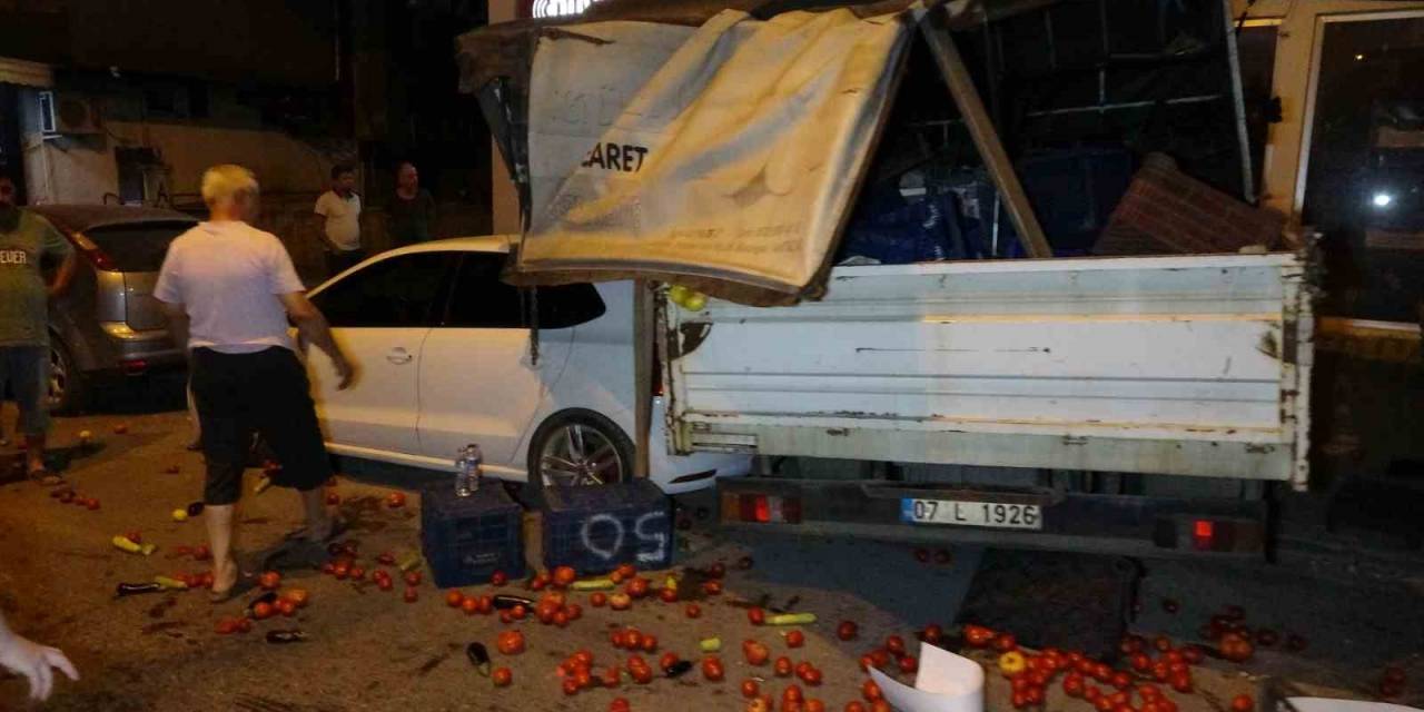 Tüp Aracını Kullanan Alkollü Sürücü Ortalığı Savaş Alanına Çevirdi