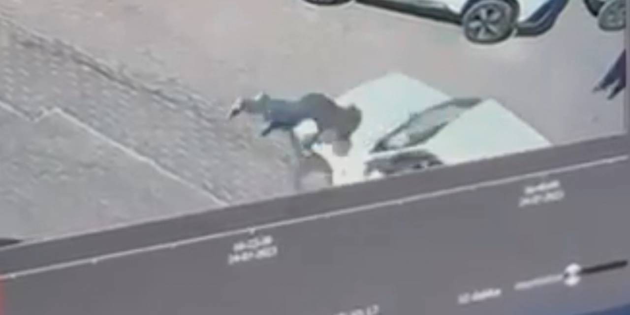 Kadın Sürücü, Karşıya Geçmek İçin Yoldan Duran Yayayı Ezdi, O An İse Kameralara Böyle Yansıdı