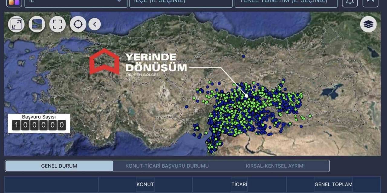 Bakan Özhaseki: "’yerinde Dönüşüm’ Projemize 8. Günde Başvuru Sayısı 100 Bini Buldu”