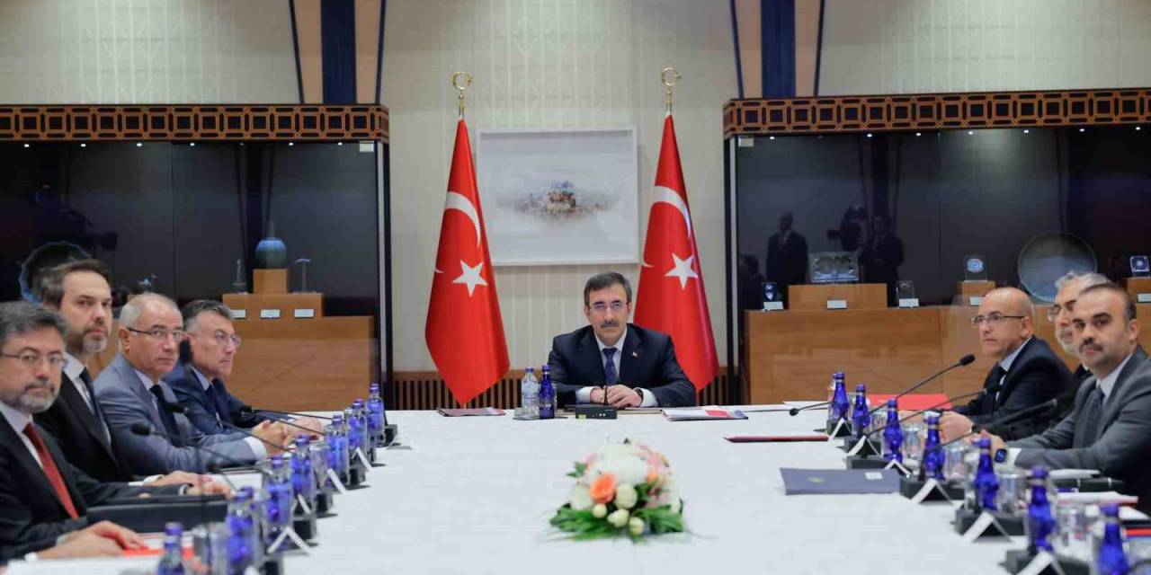 Ekonomi Koordinasyon Kurulu, Cumhurbaşkanı Yardımcısı Yılmaz Başkanlığında Toplandı
