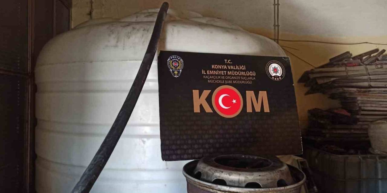 Konya’da 13 Bin 500 Litre Kaçak Akaryakıt Ele Geçirildi