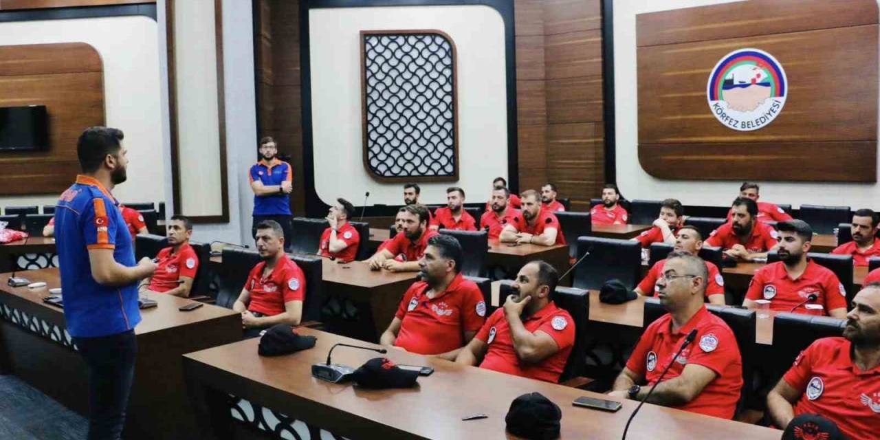 Körfez Arama Kurtarma Ekibi Eğitimlere Başladı
