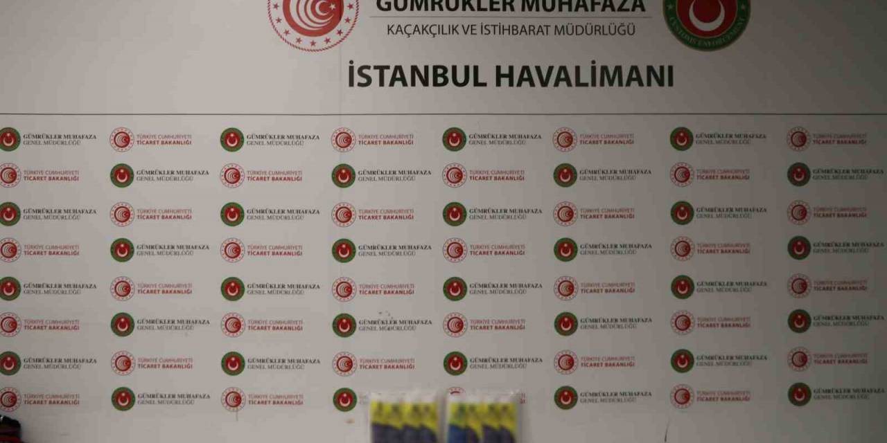 İstanbul Havalimanı’nda 6 Buçuk Kilo Kokain Ele Geçirildi