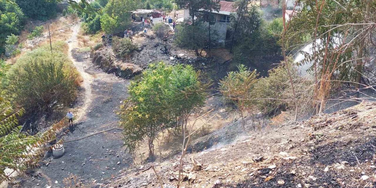 Sultangazi’de Ağaçlık Alanda Yangın Çıktı, 3 Ev Tahliye Edildi