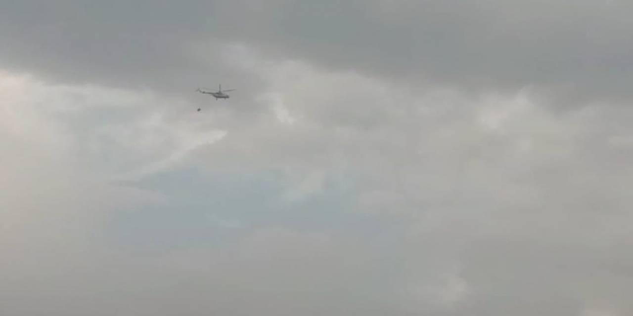 Kınık’taki Orman Yangınına Yeniden Havadan Müdahale