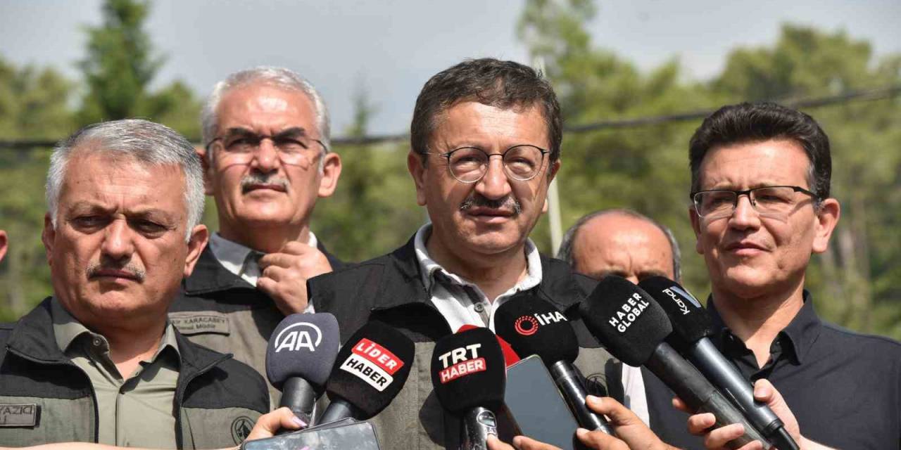Tarım Ve Orman Bakan Yardımcısı Veysel Tiryaki: "kemer Yangını Kontrol Altına Alınabilmiş Değil"