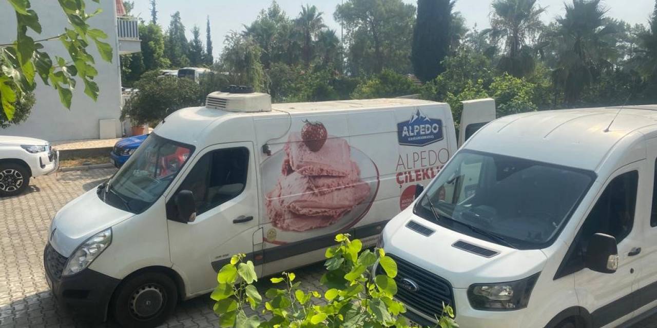 Alpedo Dondurma,  Yangın Bölgesine 3 Bin Kişilik Dondurma Gönderdi