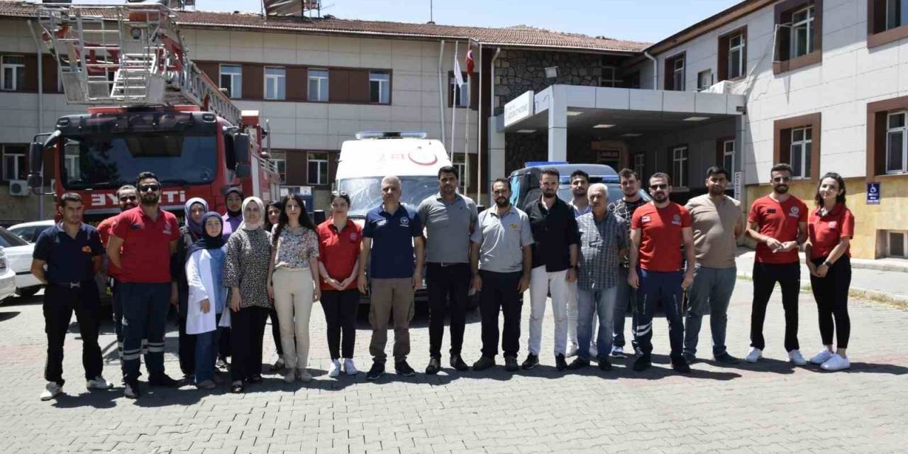 Hastanedeki Tatbikat Gerçeği Aratmadı