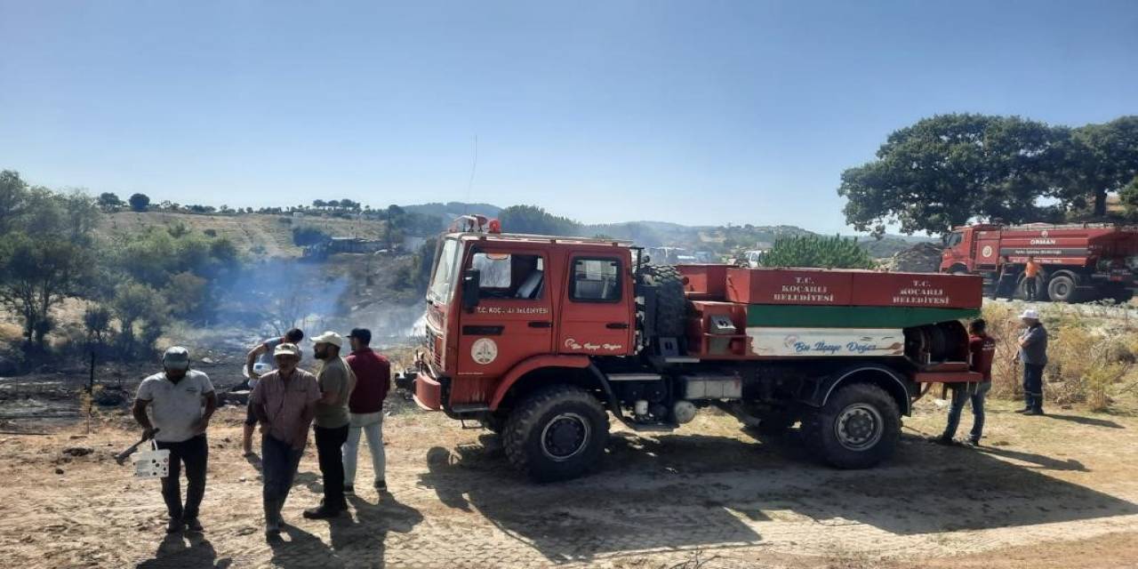 Koçarlı’da Zirai Alan Ve Orman Yangını