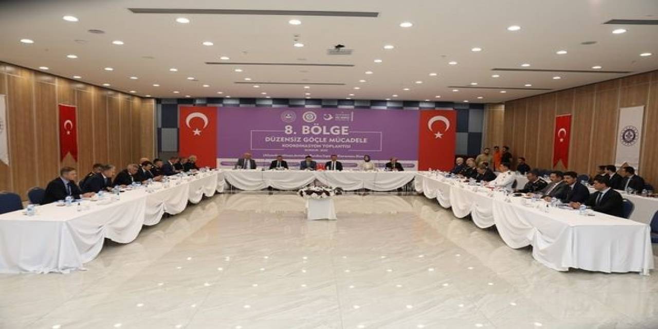 Burdur’da 8. Bölge Düzensiz Göçle Mücadele Koordinasyon Toplantısı