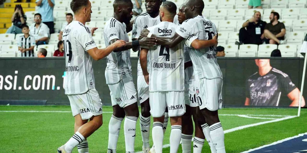 Uefa Avrupa Konferans Ligi: Beşiktaş: 2 - Kf Tirana: 0 (ilk Yarı)