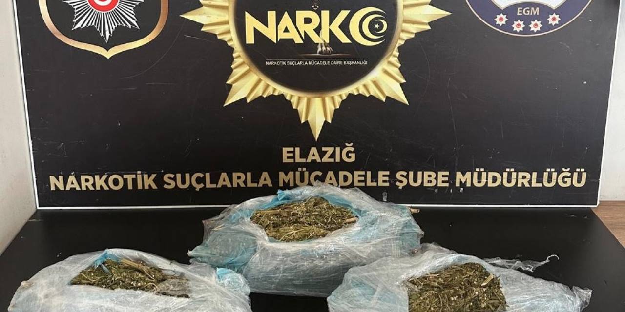 Elazığ’da Uyuşturucuyla Mücadele: 3 Tutuklama
