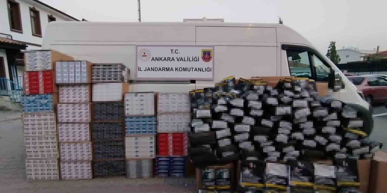 Ankara’da 815 Bin Adet Boş Makaron Ve 535 Kilo Kaçak Tütün Ele Geçirildi