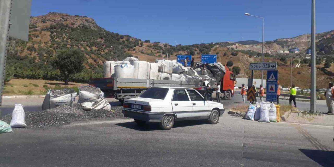 Söke’de Osb Kavşağındaki Kaza, Trafiği Felç Etti