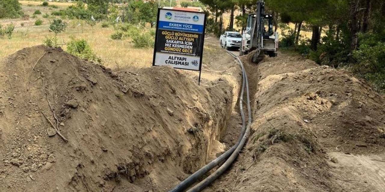 Taraklıya 2 Bin 500 Metrelik Yeni İçme Suyu Hattı