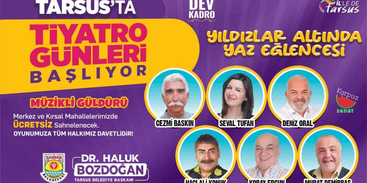Tarsus’ta Tiyatro Günleri Başlıyor