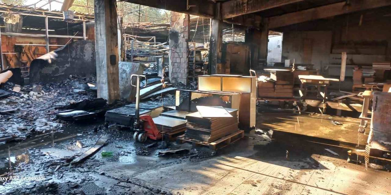 Orman Ürünleri Atölyesinde Yangın