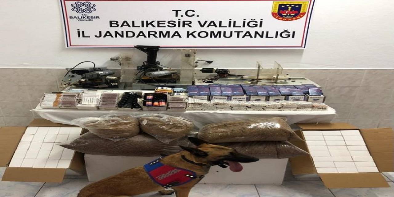 Balıkesir’de 2 Şahsa Kaçak Tütün Operasyonu