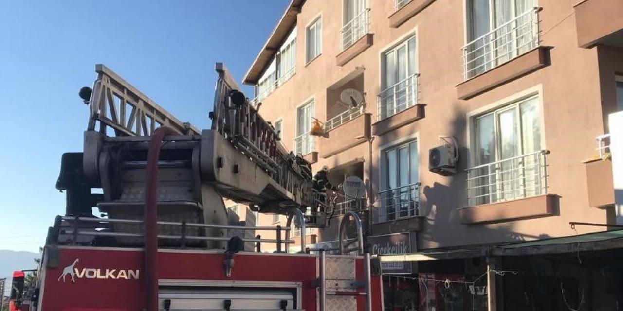 Burdur’da Ev Yangını