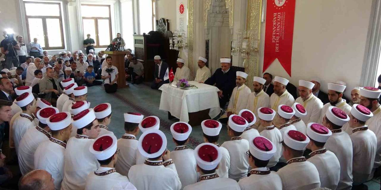 Diyanet İşeri Başkanı Erbaş: "icazetnamesi Olan Hafızlarımızın Sayısı 200 Bin Oldu"