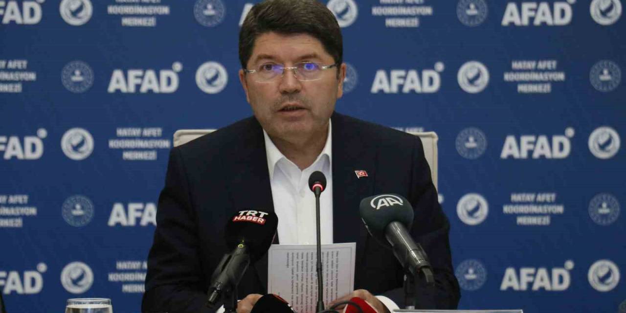 Adalet Bakanı Tunç: "deprem Sonrası 26 Yeni Mahkeme Kurduk, Hatay’ımızda Mahkeme Sayısı 144 Yükseldi"