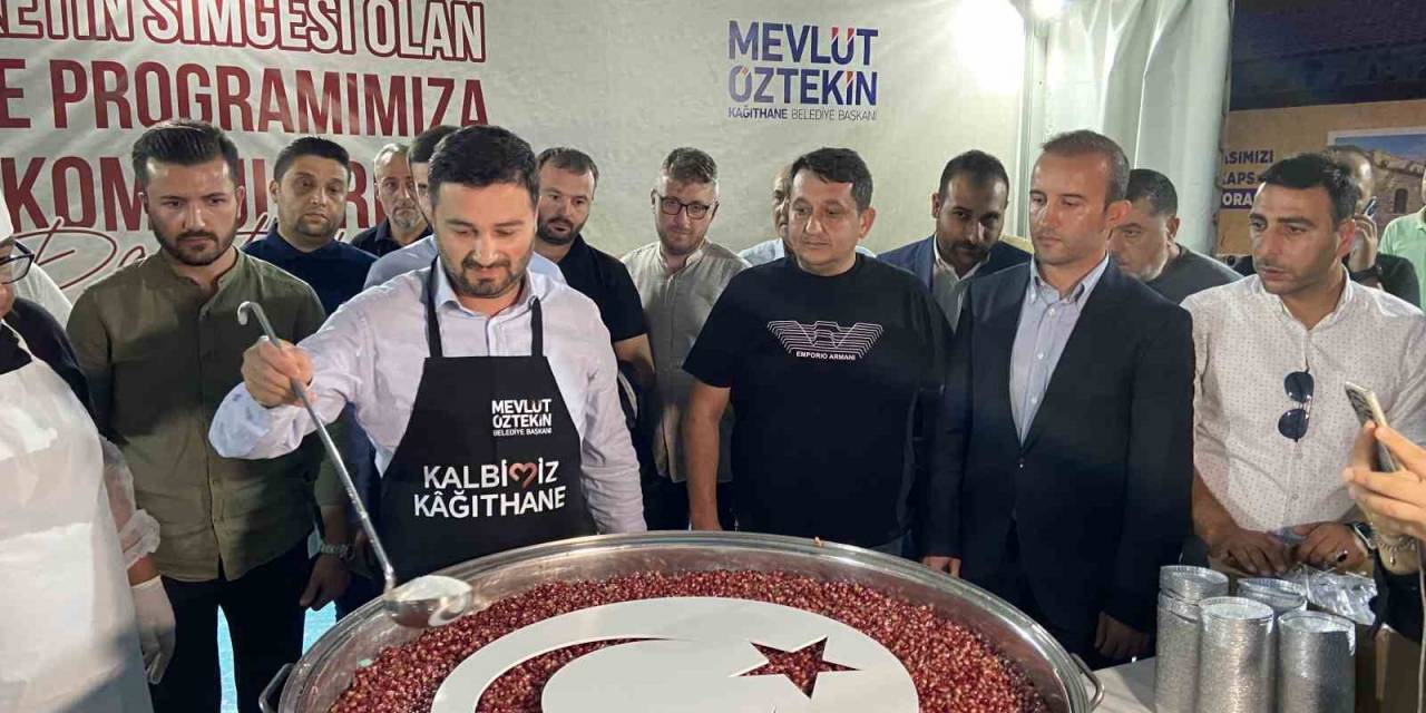 Kağıthane’de Aşure Günü Heyecanı: 25 Bin Kişiye Aşure İkram Edildi