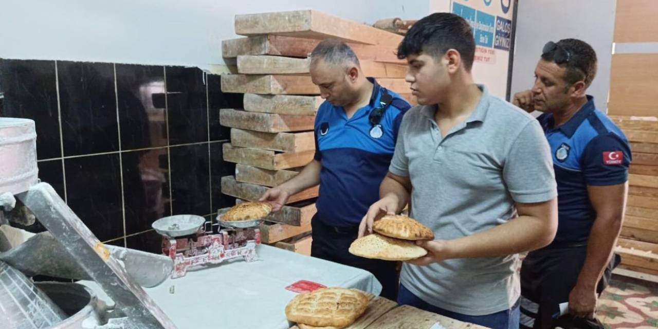 Kozan’da Ekmek Gramajı Denetimi Yapıldı