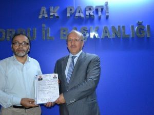 Gümrük Müsteşarı Sezai Uçarmak Ak Parti’den Aday Adayı