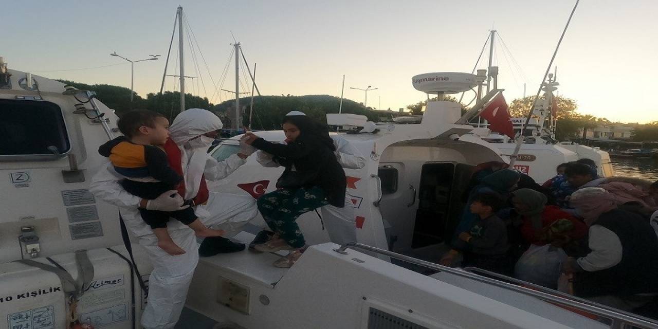 Ayvacık Açıklarında Yunan Unsurlarınca Ölüme Terk Edilen 45 Kaçak Göçmen Kurtarıldı