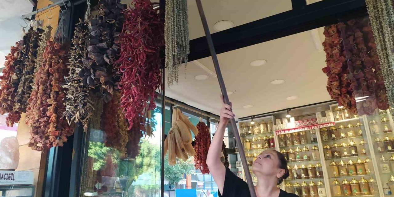 Eskişehir’de Hava Sıcakları Sebze Kurutma Sezonunu Başlattı